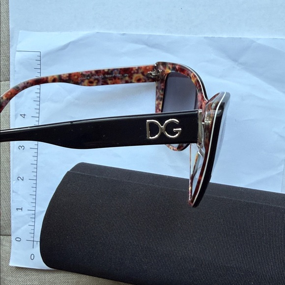 DOLCE & GABBANA NWT Authentic Oversized Acetate Black Frame Cat Eye sunglasses main image 13